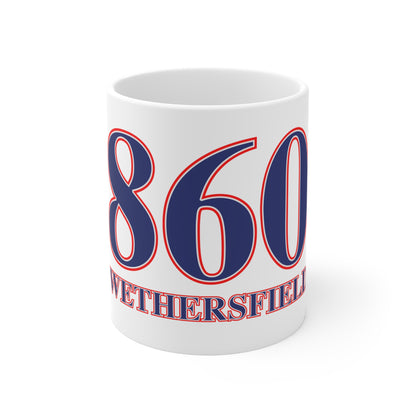 860 Wethersfield Red, White & Blue Mug 11oz