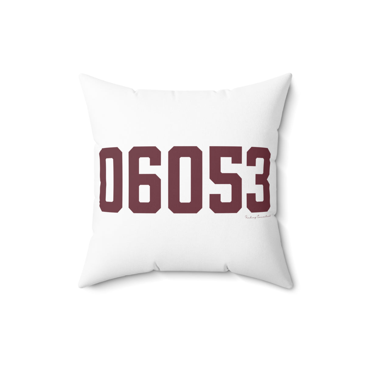 06053 New Britain Connecticut Zip Code Polyester Square Pillow