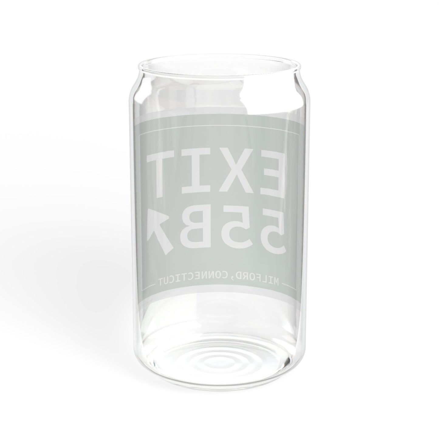 Vintage Exit 55B WCP Sign Sipper Glass, 16oz