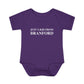 Just a kid from Branford Infant Baby Rib Bodysuit