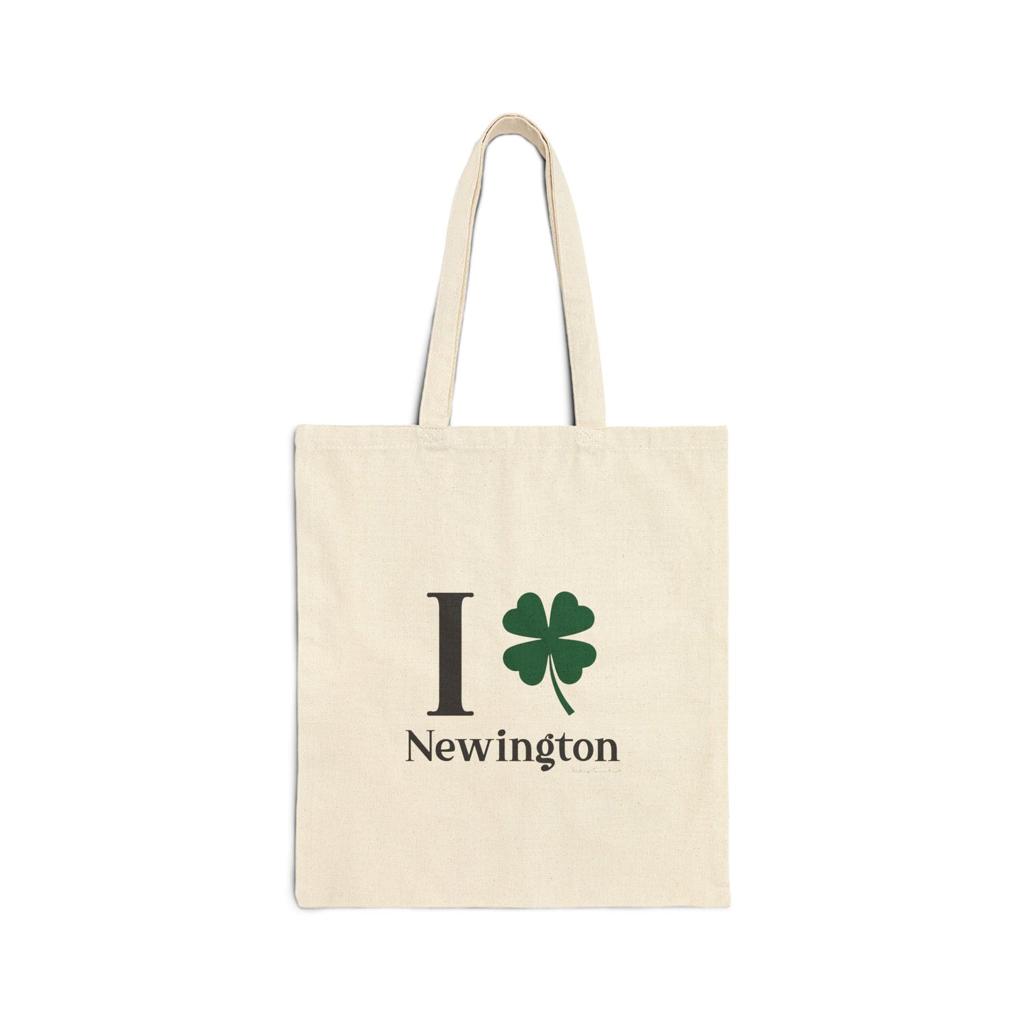 I Clover Newington Cotton Canvas Tote Bag