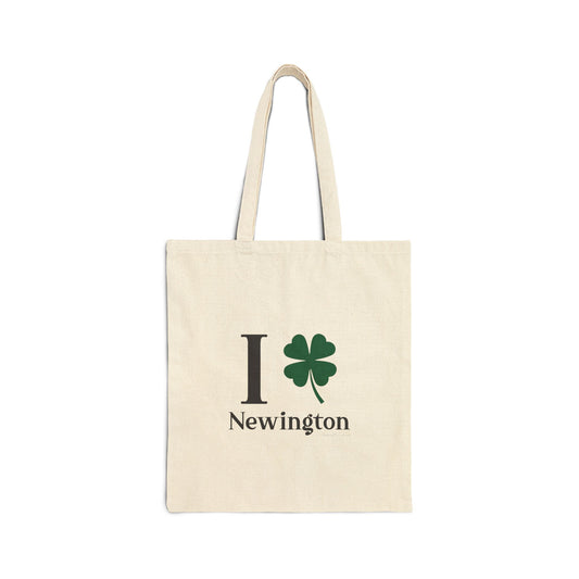 I Clover Newington Cotton Canvas Tote Bag