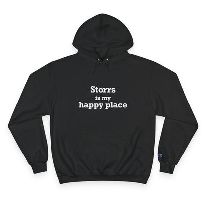 Storrs Is My Happy Place Champion Hoodie
