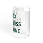 I Really Really Miss Silvermine Sipper Glass, 16oz