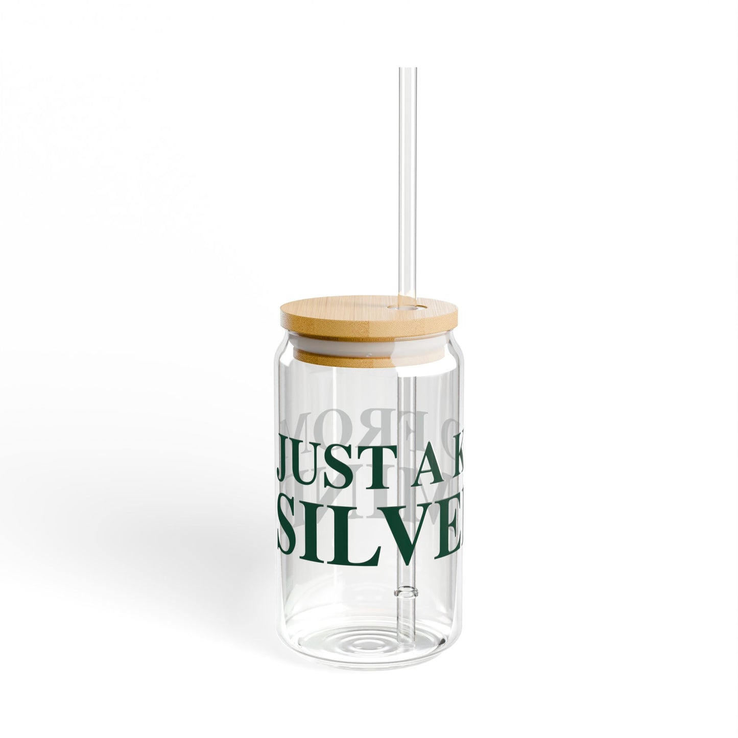 I Really Really Miss Silvermine Sipper Glass, 16oz