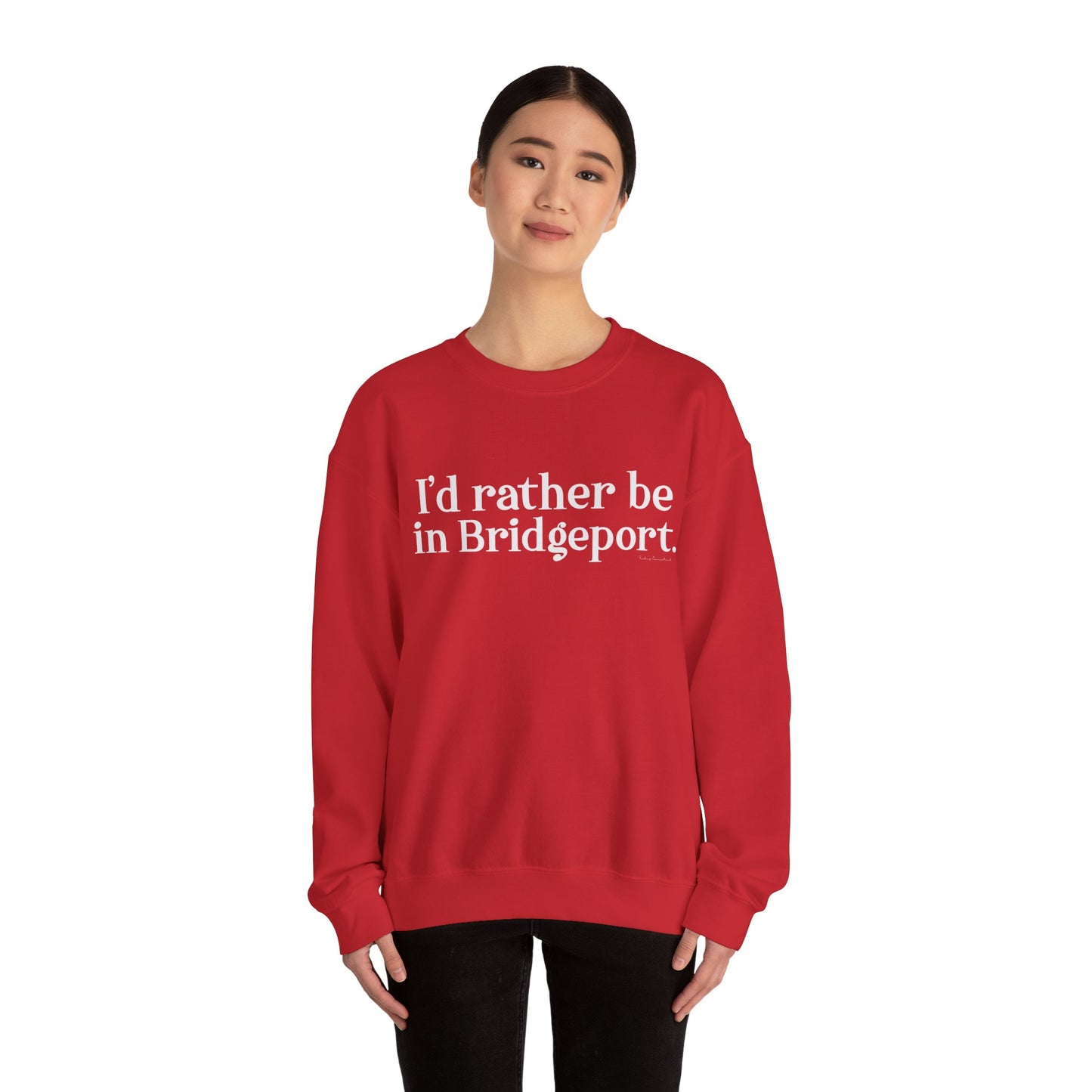 I’d rather be in Bridgeport Unisex Heavy Blend™ Crewneck Sweatshirt