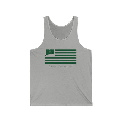 Bristol Connecticut St Patrick’s Day Flag Unisex Jersey Tank Top