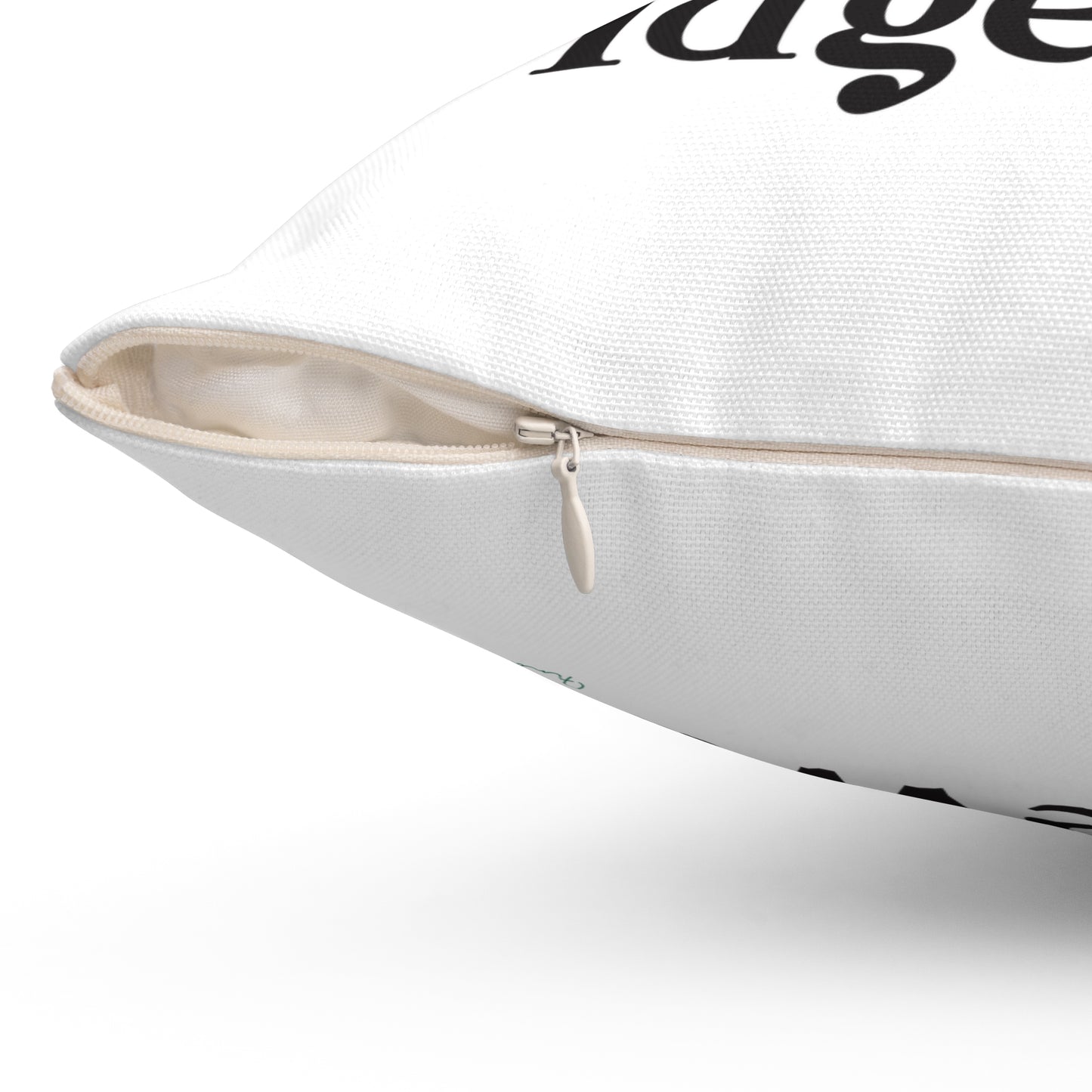 I Clover Bridgewater Spun Polyester Square Pillow