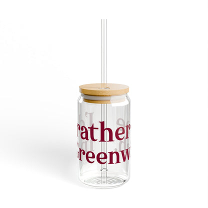 I’d rather be in Greenwich Sipper Glass, 16oz