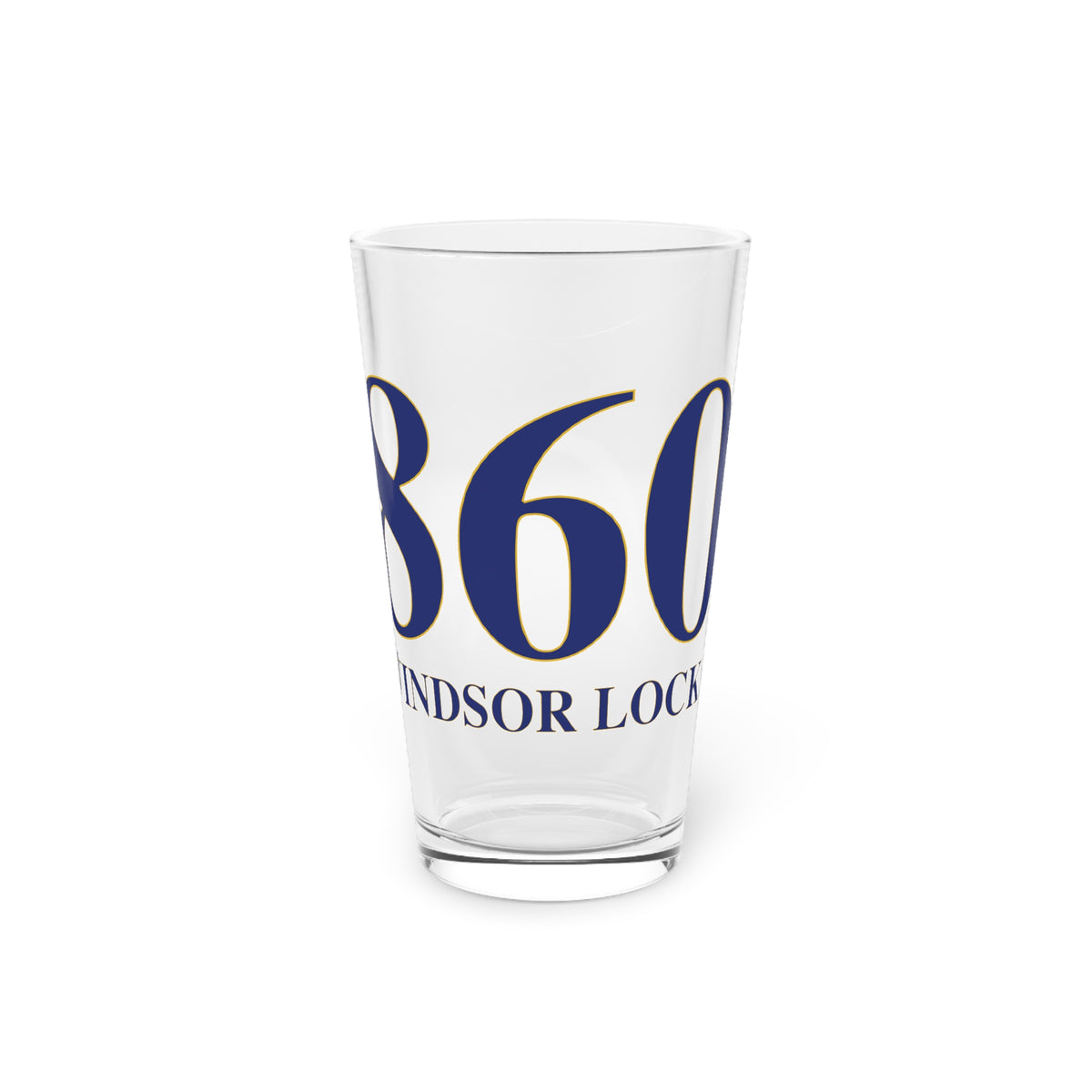 860 Windsor Locks Pint Glass, 16oz