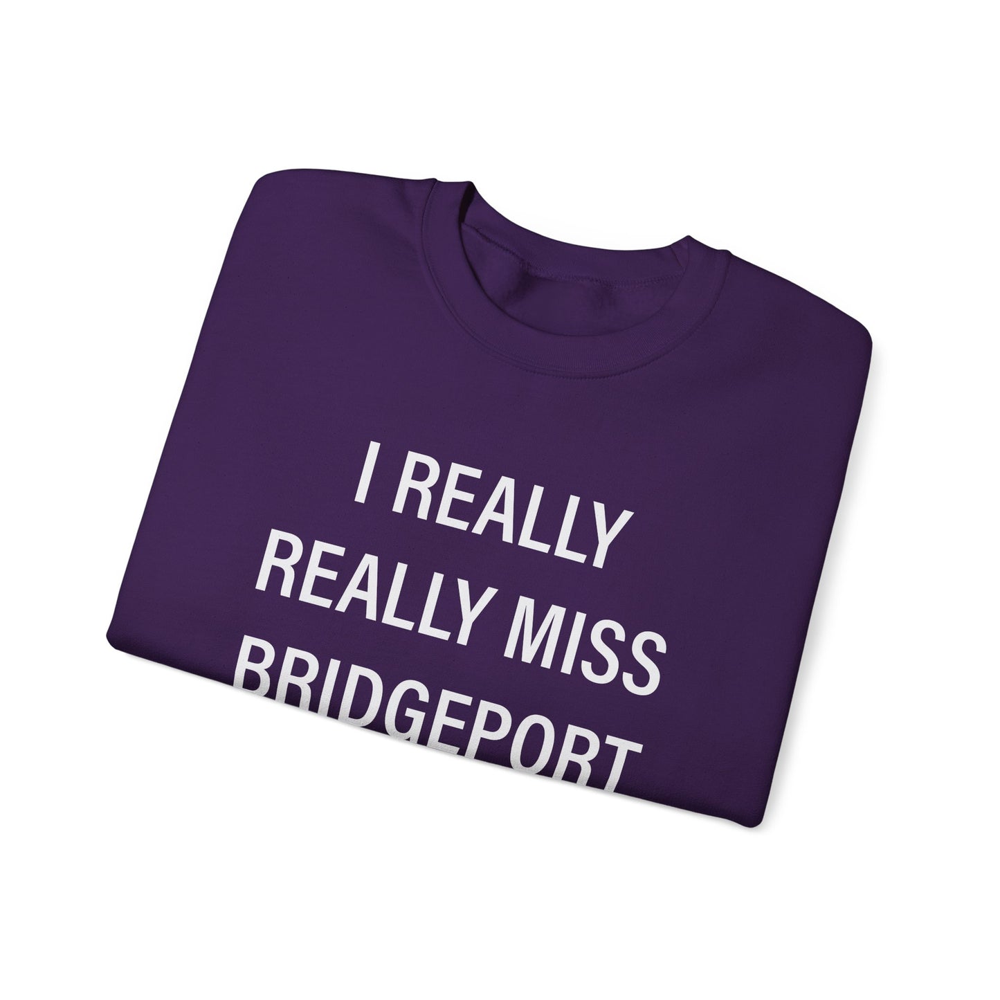 I Really Really Miss Bridgeport  Unisex Heavy Blend™ Crewneck Sweatshirt