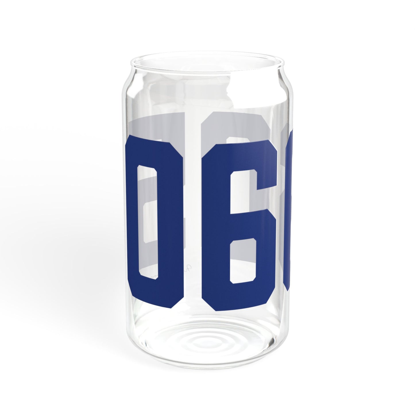 06605 Bridgeport Connecticut Zip Code Sipper Glass, 16oz