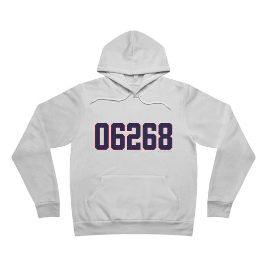 06268 Storrs Connecticut Zip Code Unisex Sponge Fleece Pullover Hoodie