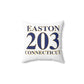Easton 203 Connecticut Spun Polyester Square Pillow