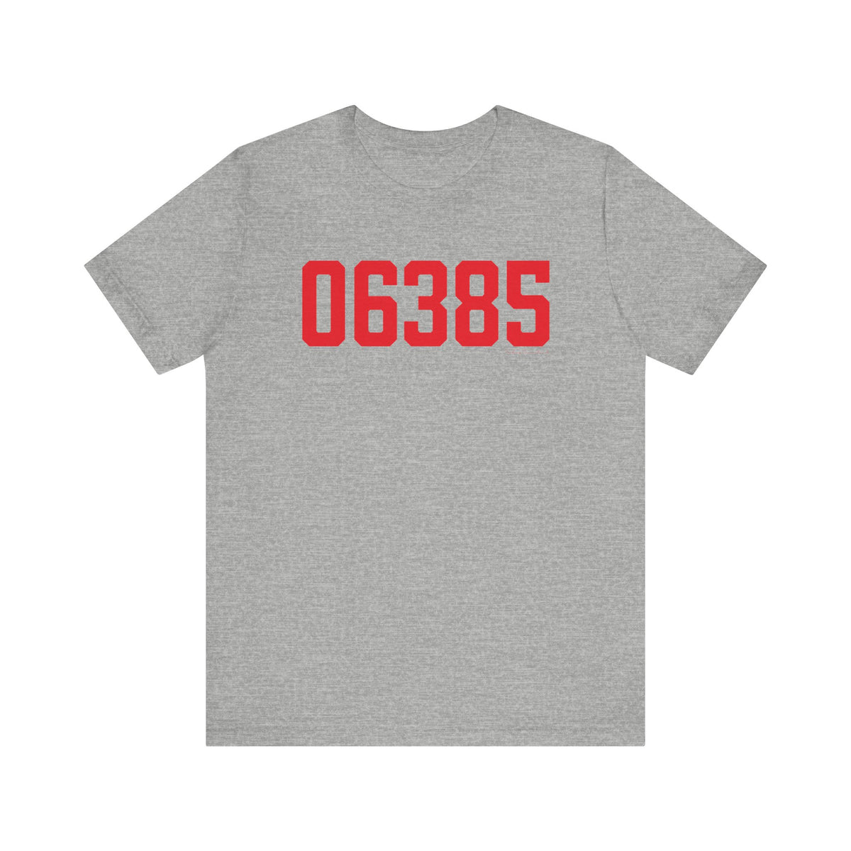 06385 Waterford Connecticut Zip Code Unisex Jersey Short Sleeve T-Shirt
