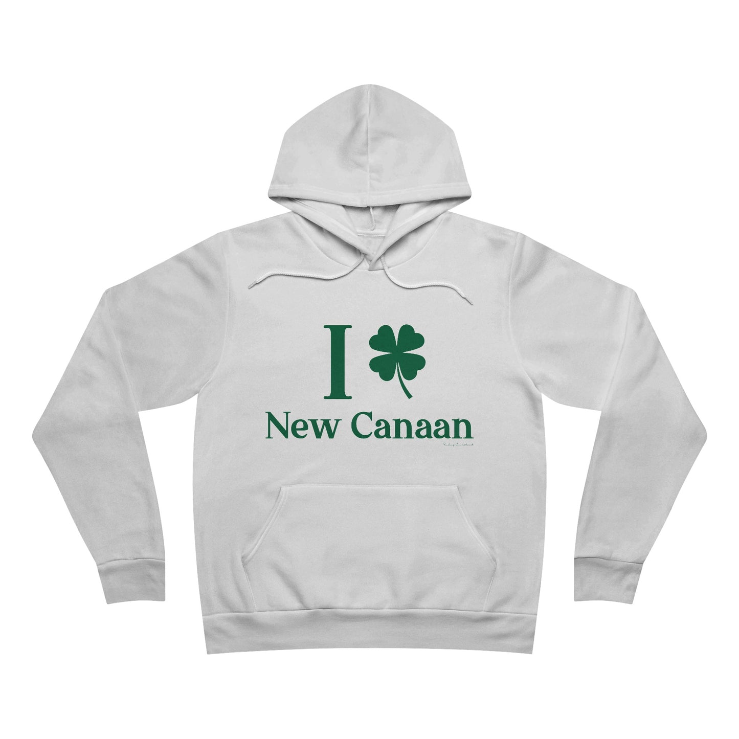 I Clover New Canaan (Green) Unisex Sponge Fleece Pullover Hoodie