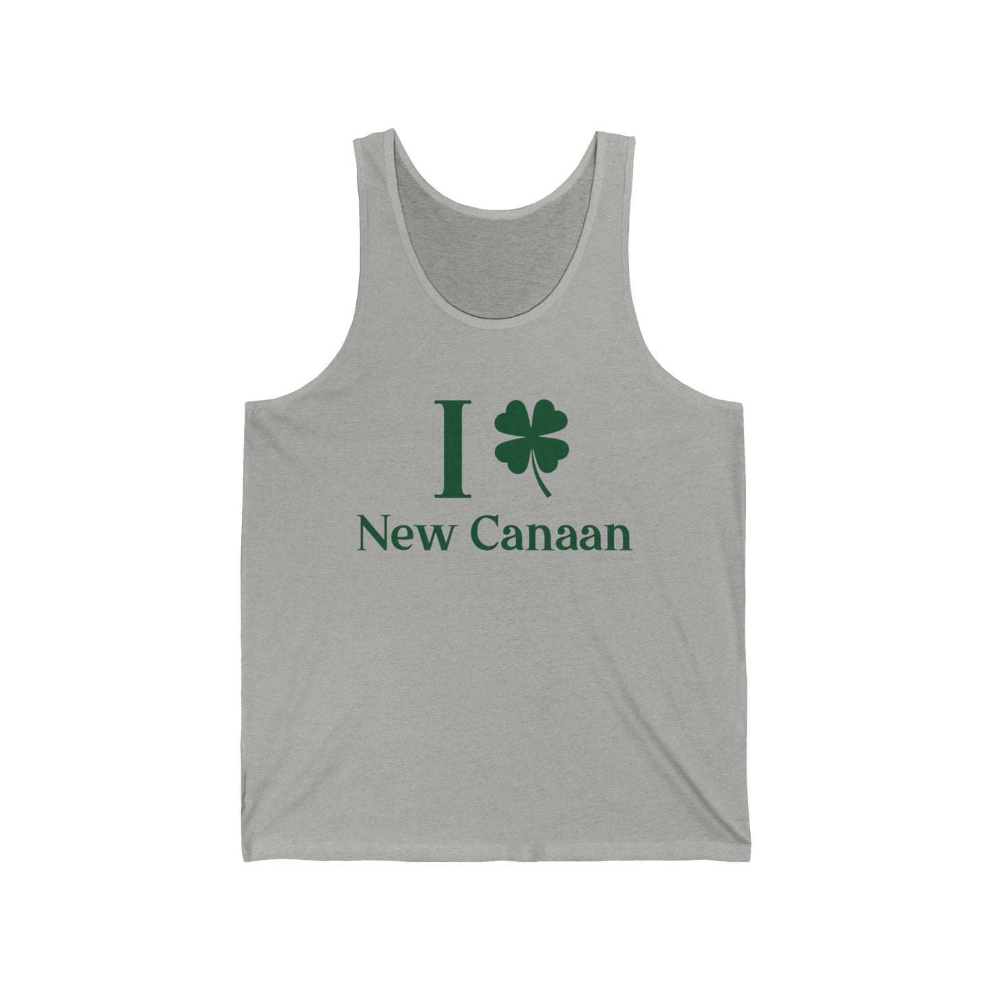 I Clover New Canaan (Green) Unisex Jersey Tank