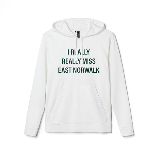 I Really Really Miss East Norwalk adidas Unisex Fleece Hoodie