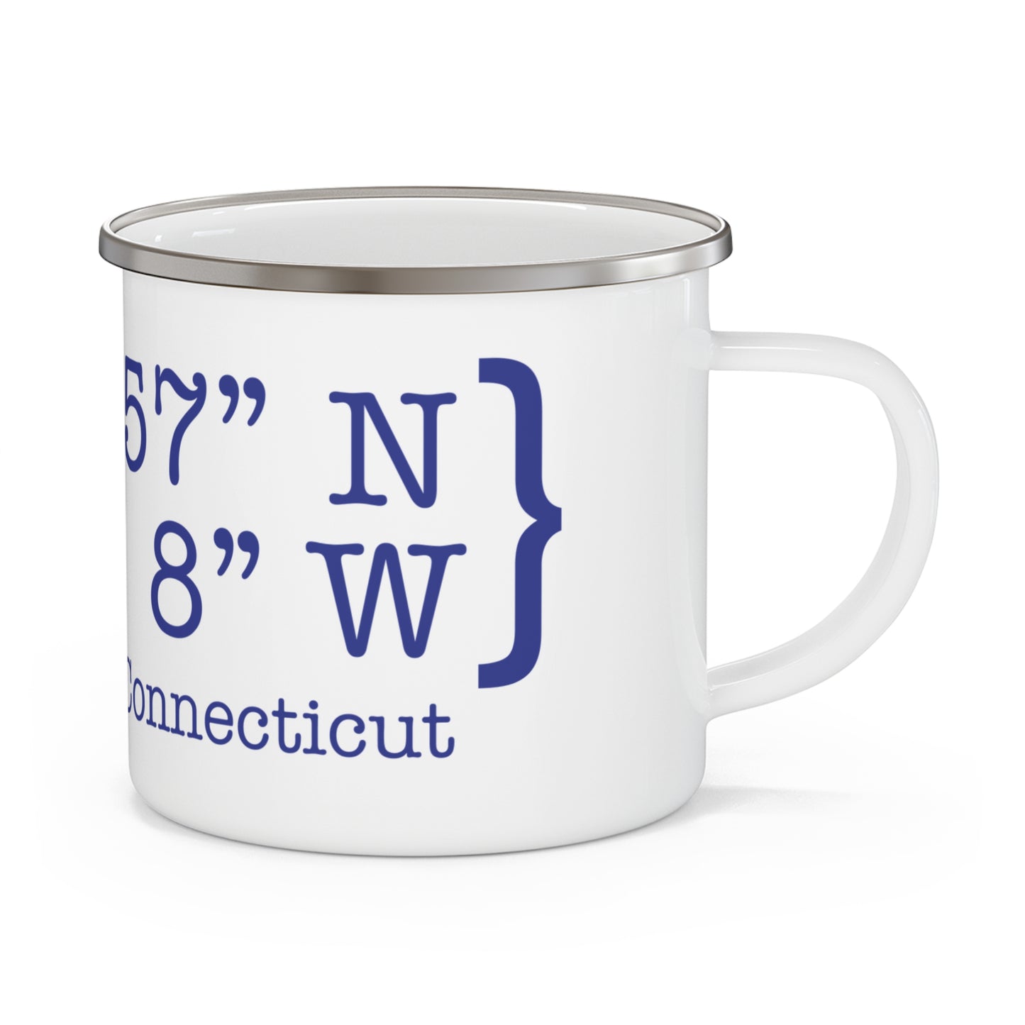 New Fairfield Coordinates Enamel Camping Mug