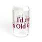 I’d rather be in Old Greenwich Sipper Glass, 16oz