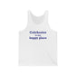 Colchester is My Happy Place Unisex Jersey Tank Top