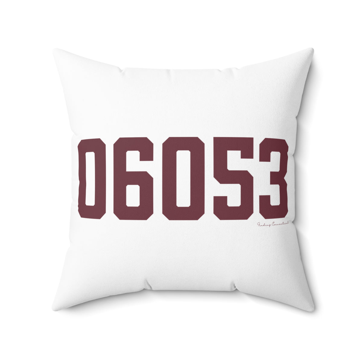06053 New Britain Connecticut Zip Code Polyester Square Pillow