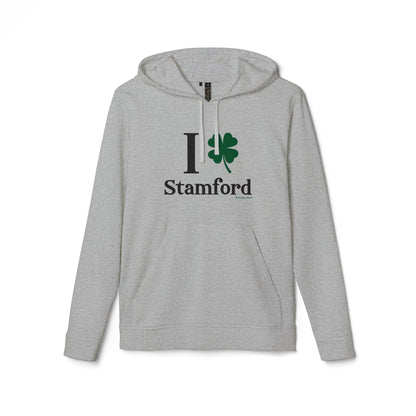 I Clover Stamford adidas® Unisex Fleece Hoodie