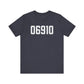 06910 Stamford CT Zip Code Unisex Jersey Short Sleeve T-Shirt