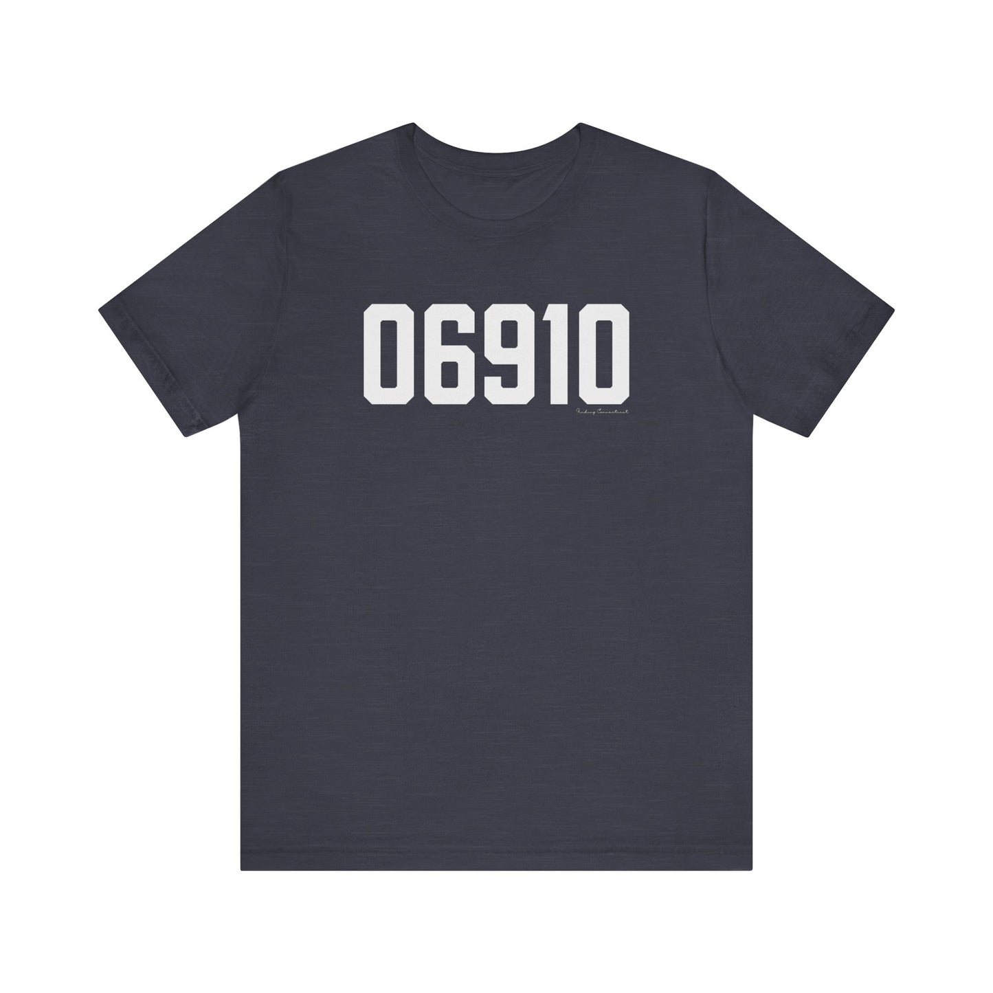 06910 Stamford CT Zip Code Unisex Jersey Short Sleeve T-Shirt