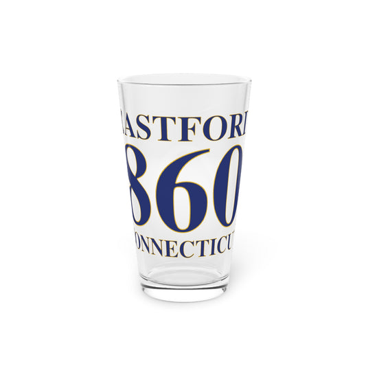 Eastford 860 Connecticut Pint Glass, 16oz