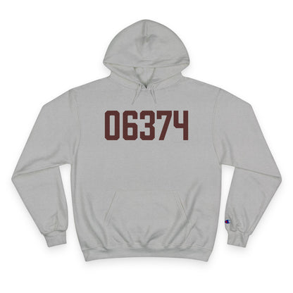 06374 Voluntown Connecticut Zip Code Champion Hoodie