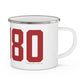 06480 Portland Connecticut Zip Code Enamel Camping Mug
