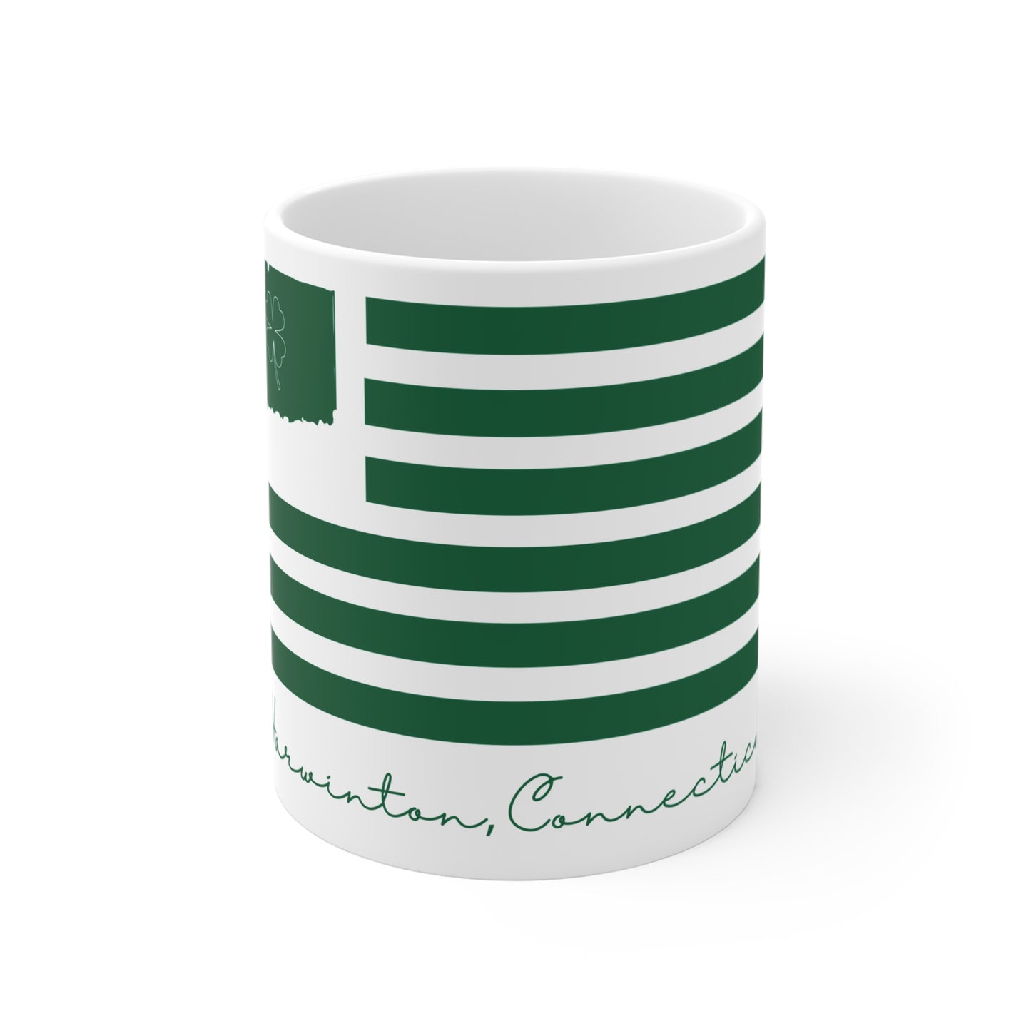 Harwinton Connecticut St. Patrick’s Day Flag Mug 11oz