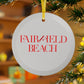41 Tilt Fairfield Beach Glass Ornaments
