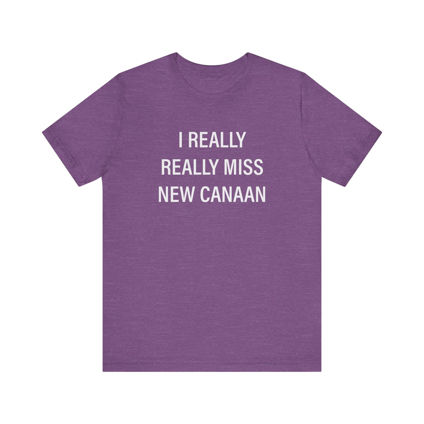 I Really Really Miss New Canaan Unisex Jersey Short Sleeve T-Shirt