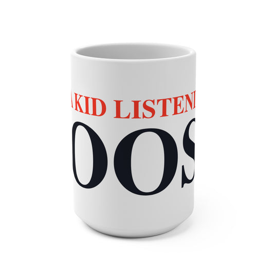 Just a kid listening to Goose - Blue & Orange Mug 15oz