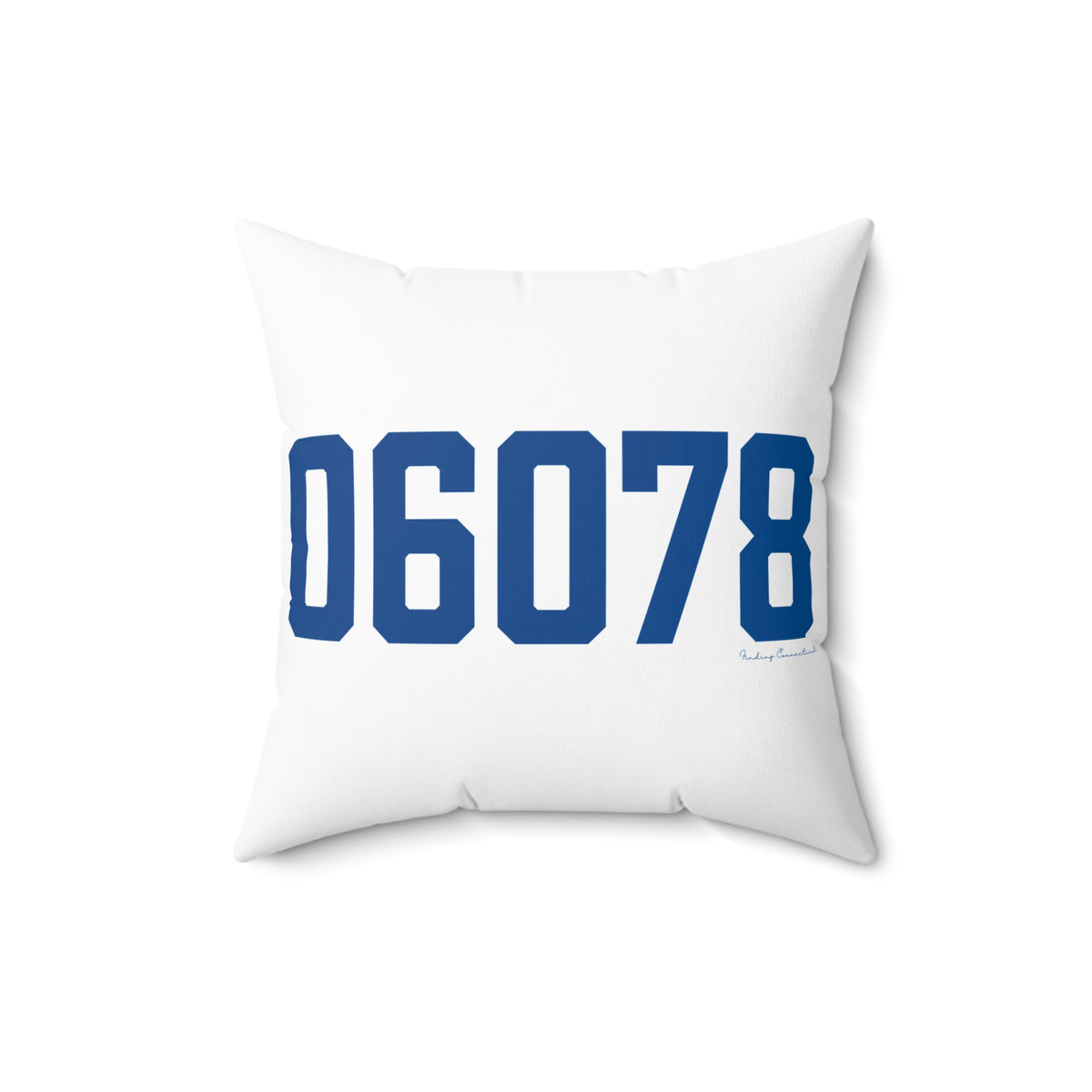 06078 Suffield Connecticut Zip Code Polyester Square Pillow