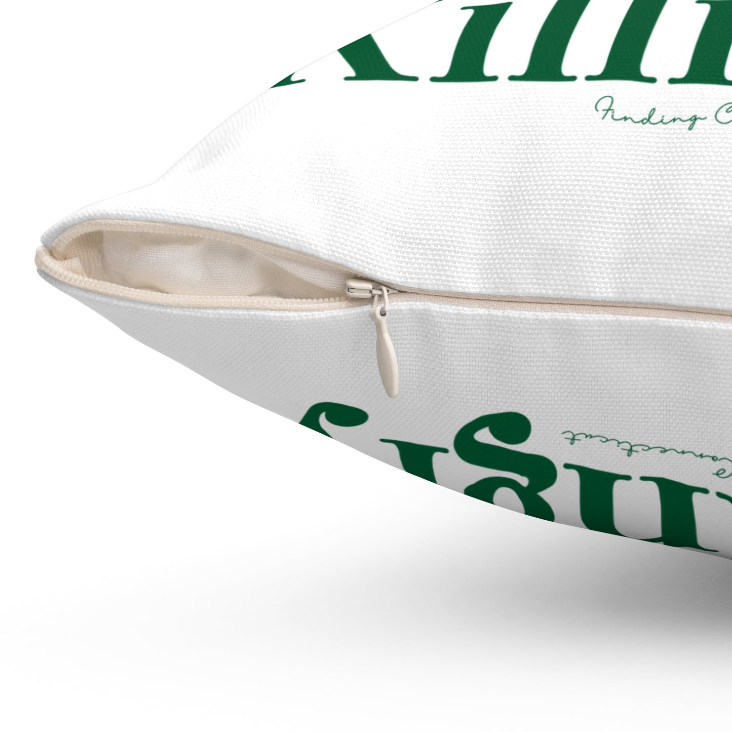 I Clover Killingly Spun Polyester Square Pillow