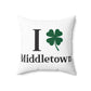 I Clover Middletown Spun Polyester Square Pillow