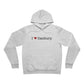 I Heart Danbury. Unisex Sponge Fleece Pullover Hoodie