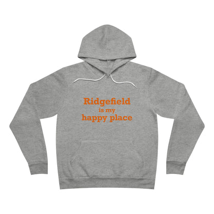 Ridgefield Is My Happy Place Unisex Sponge Fleece Pullover Hoodie