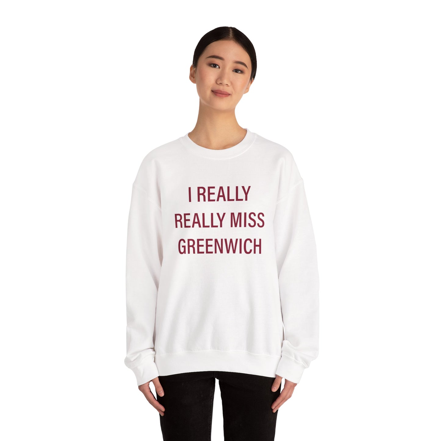 I Really Really Miss Greenwich Unisex Heavy Blend™ Crewneck Sweatshirt