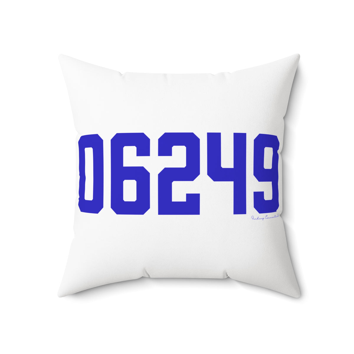 06249 Lebanon Connecticut Zip Code Spun Polyester Square Pillow