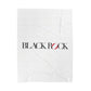 41 Tilt Black Rock Velveteen Plush Blanket