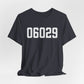 06029 Ellington CT Zip Code Unisex Jersey Short Sleeve T-Shirt