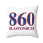 860 Glastonbury Red, White & Blue Spun Polyester Square Pillow
