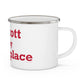 Wolcott is My Happy Place Enamel Camping Mug