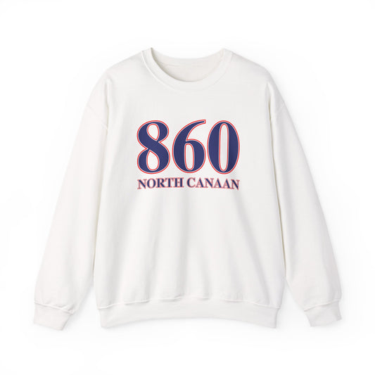 860 North Canaan Red White & Blue Unisex Heavy Blend™ Crewneck Sweatshirt
