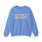 Goose Zip Code Cream & Purple Unisex Heavy Blend™ Crewneck Sweatshirt