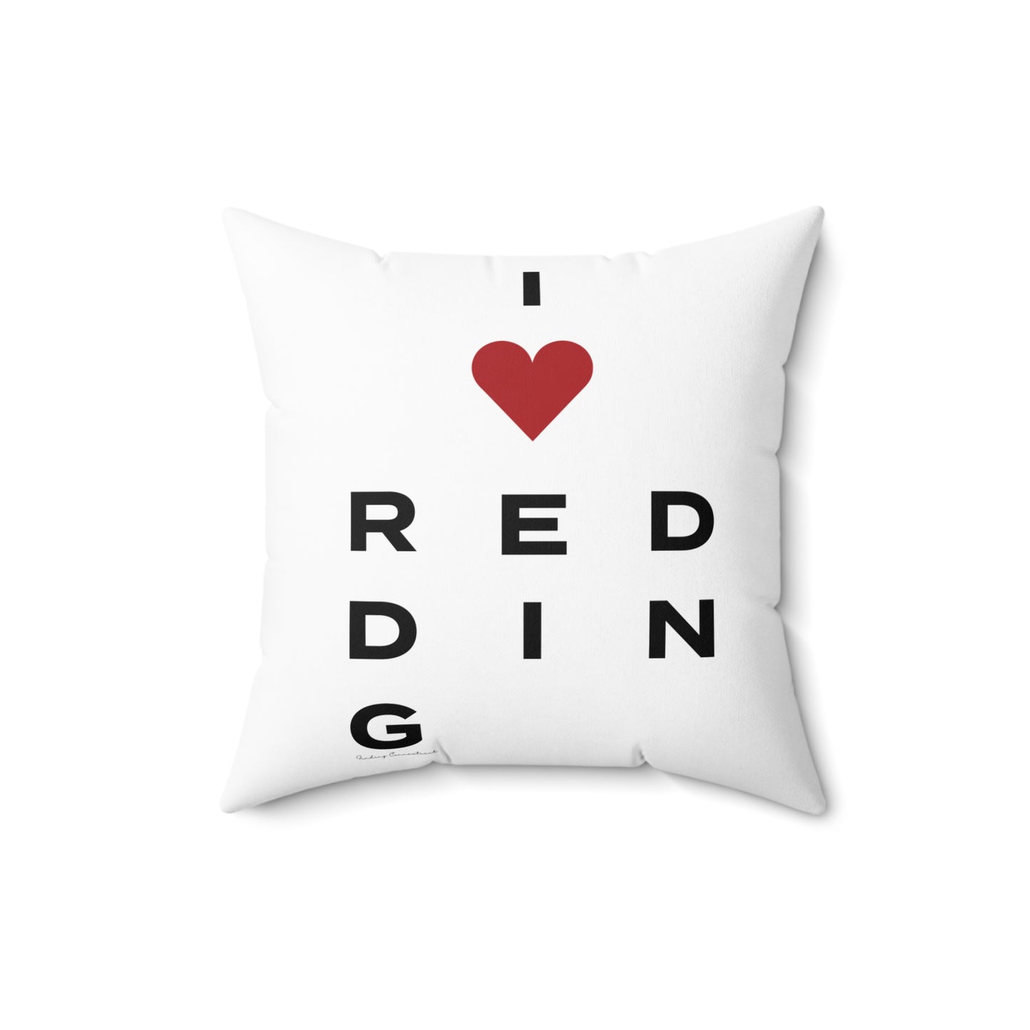 Redding Vision Spun Polyester Square Pillow